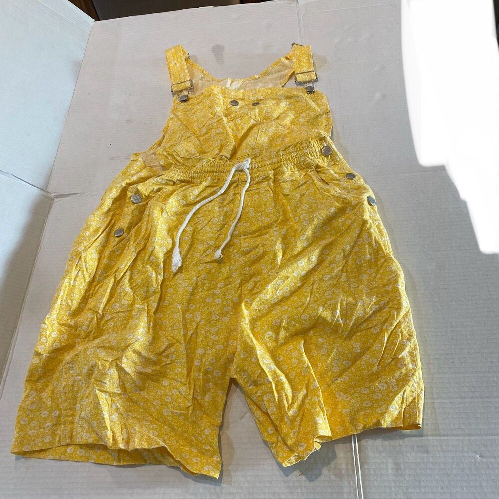Vintage Choices From Gitano Womens Yellow Overall Size Large